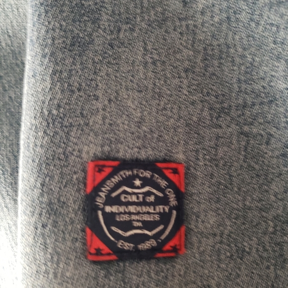 Cult of individuality .jean Ombre fade zip up 🔥. - Picture 4 of 12